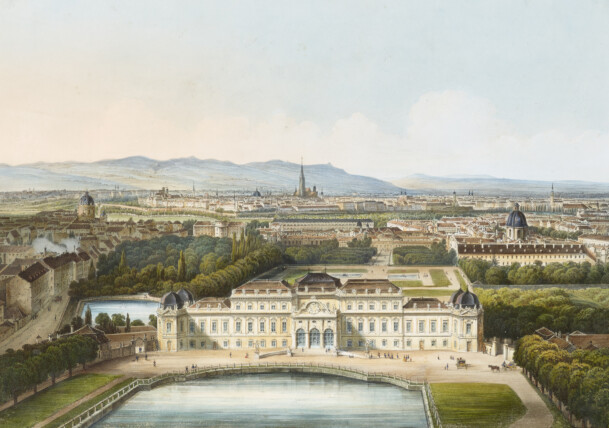     Schloss Belevedere um 1847 / Schloss Belvedere